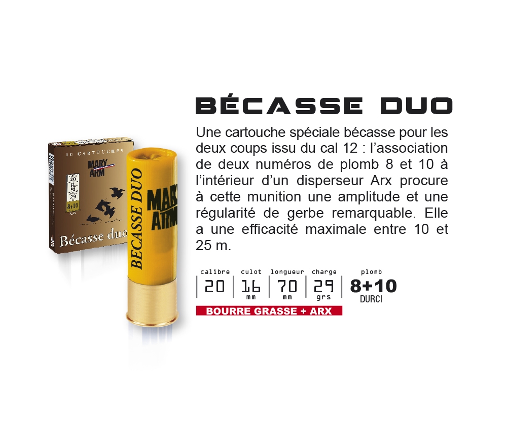 MARY ARM BECASSE DUO CAL 20