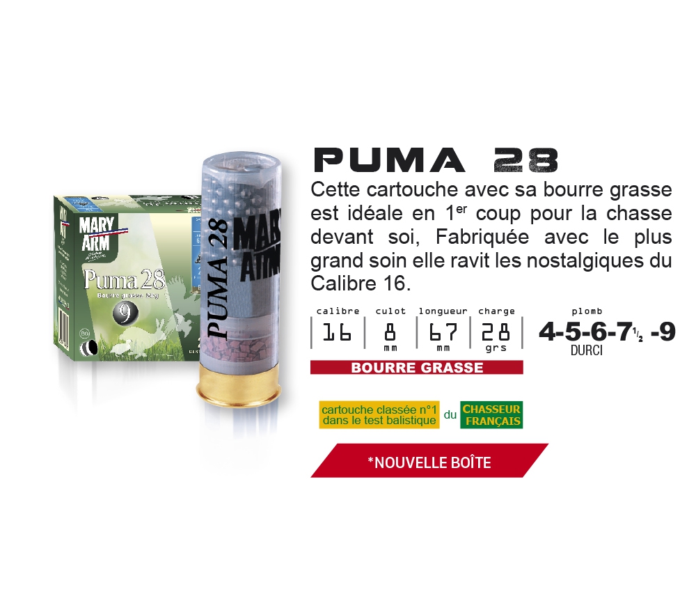 MARY ARM PUMA 28 CAL 16/67 BG