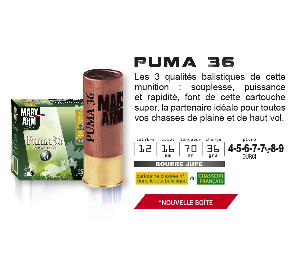 MARY ARM PUMA 36 CAL 12 BJ 36G