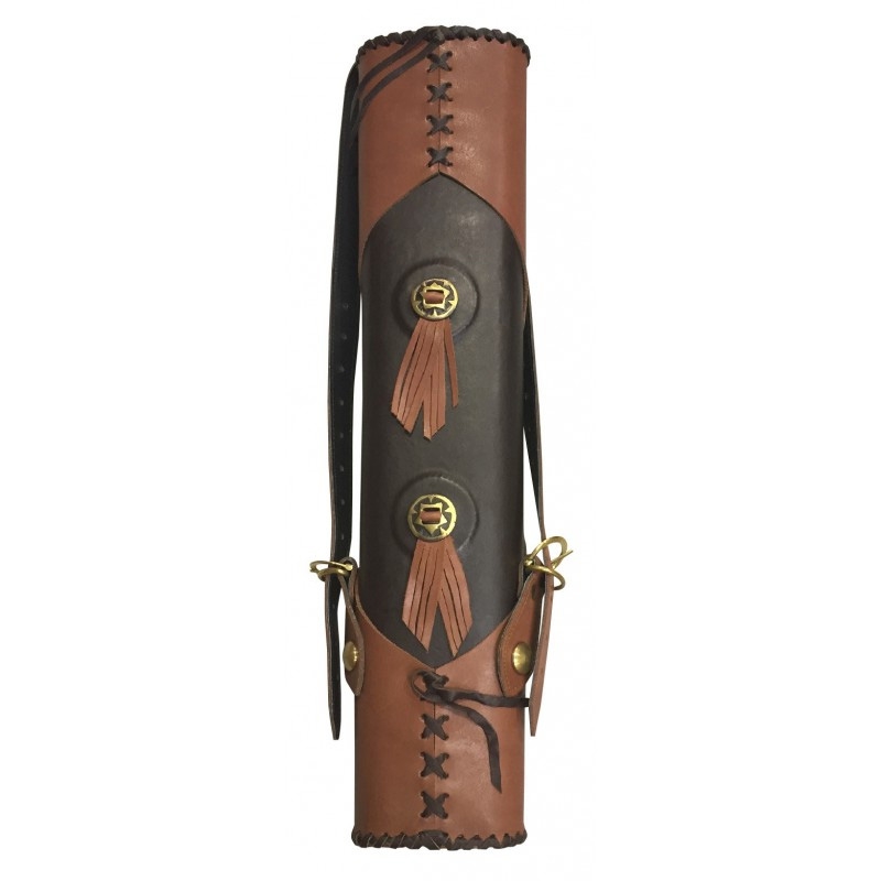 CARQUOIS CUIR MEDIEVAL