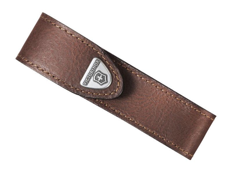 VICTORINOX ETUI CUIR MARRON