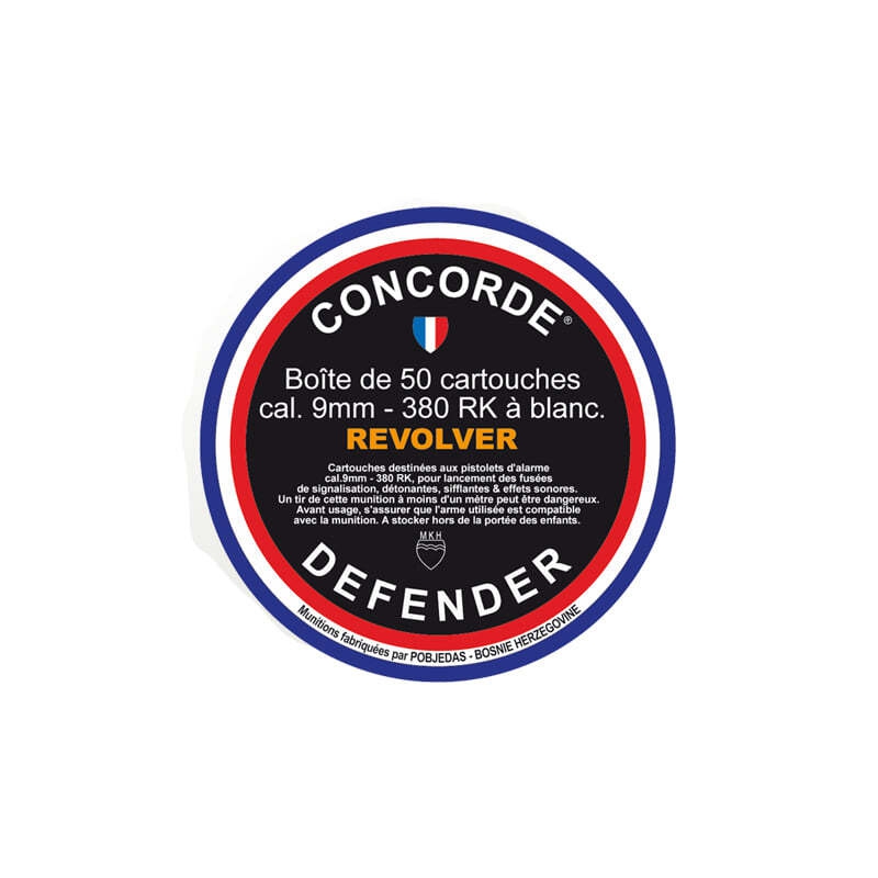 CONCORDE DEFENDER 9MM A BLANC