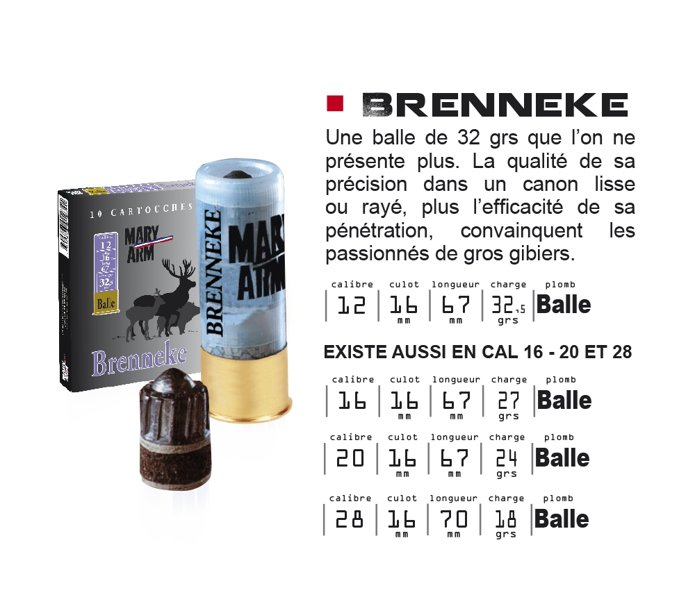 MARY ARM BRENNEKE CAL 28