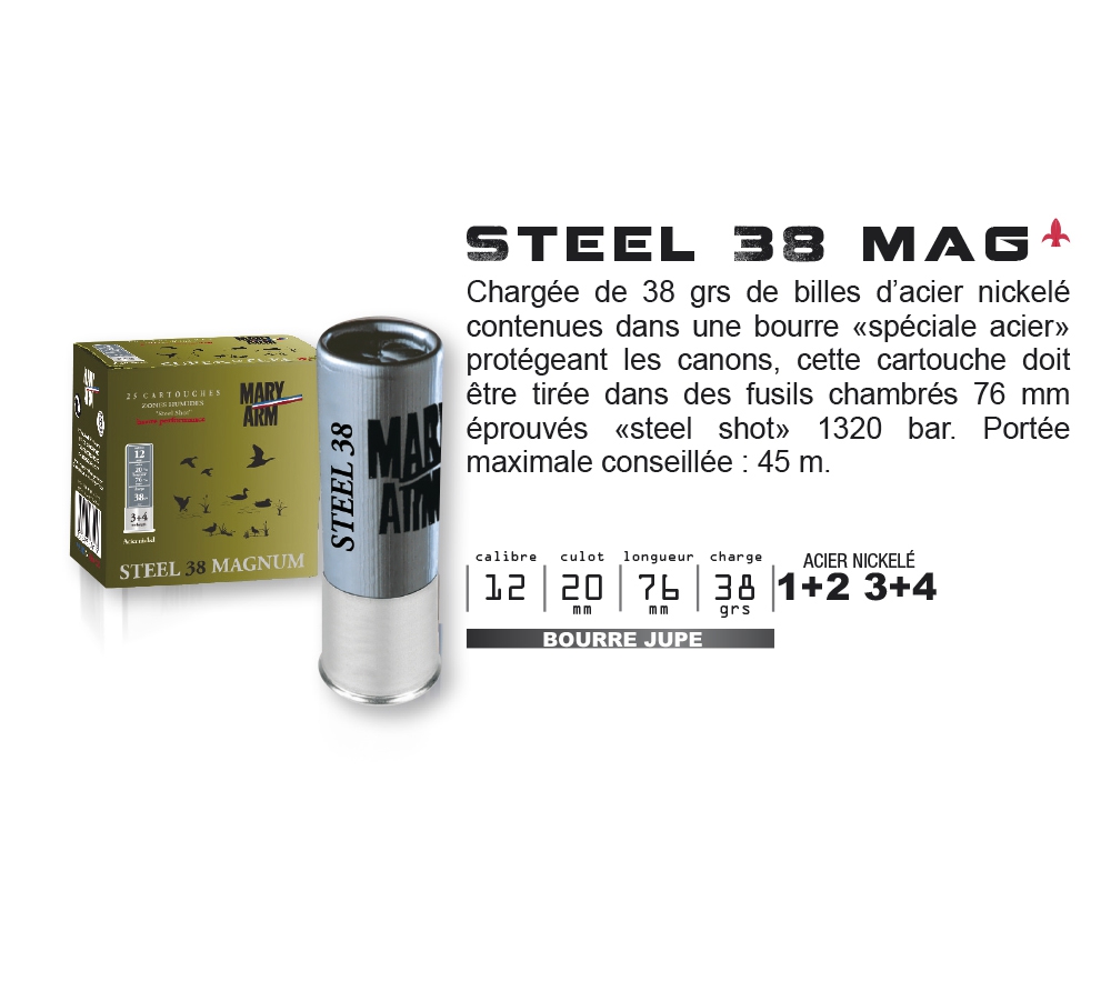 MARY ARM STEEL MAGNUM 38