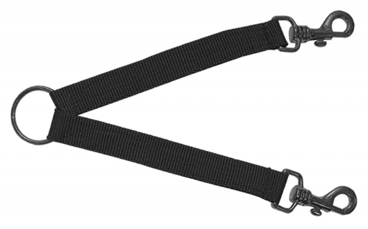 ACCOUPLE NYLON VERT 2 CHIENS