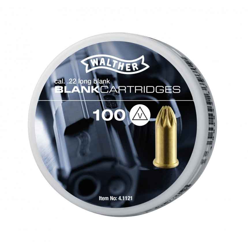 WALTHER CART 22 LR A BLANC