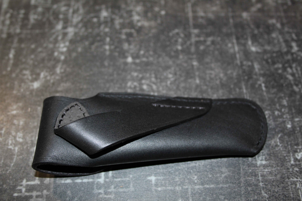 Etui cuir Locau droit 12 cm