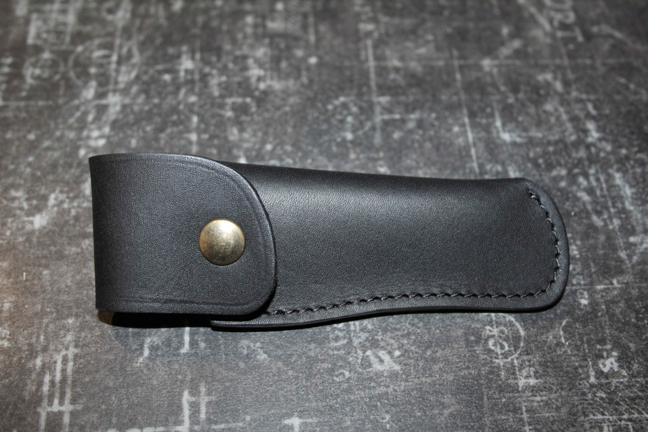 Etui cuir Locau droit 12 cm