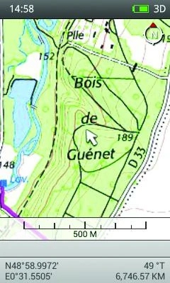 SPORT DOG GPS CARTE QUART