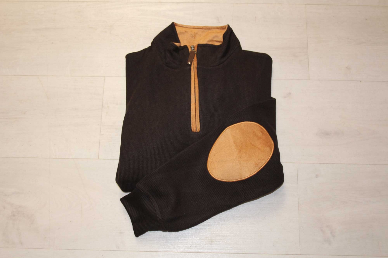 LOVERGREEN SWEAT COL ZIPPE