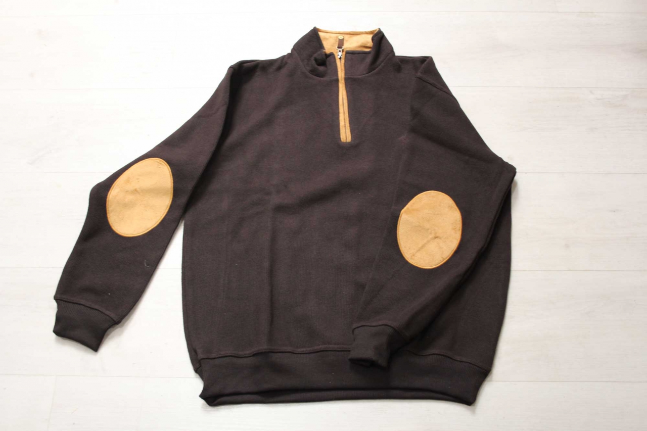 LOVERGREEN SWEAT COL ZIPPE