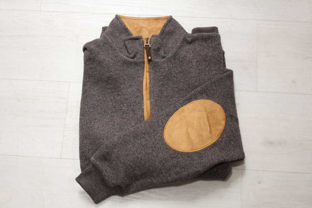 LOVERGREEN SWEAT CHINE ZIPPE