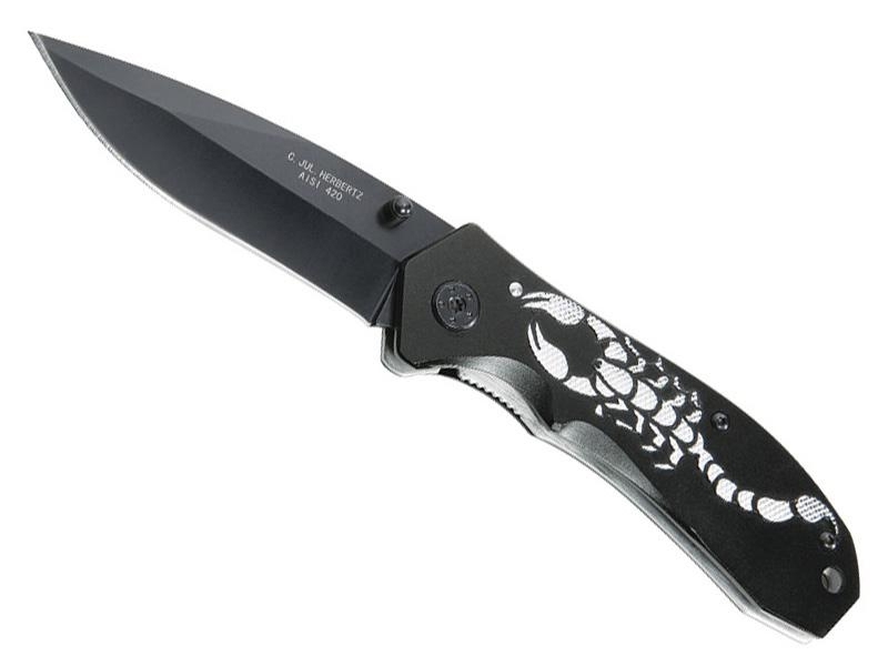 Couteau Herbertz alu noir 11
