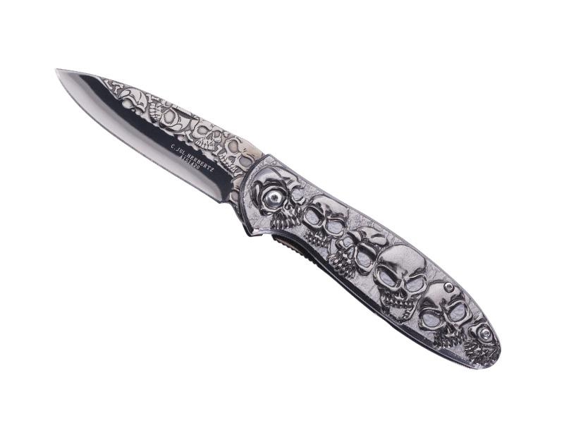 Couteau Herbertz Tete de mort