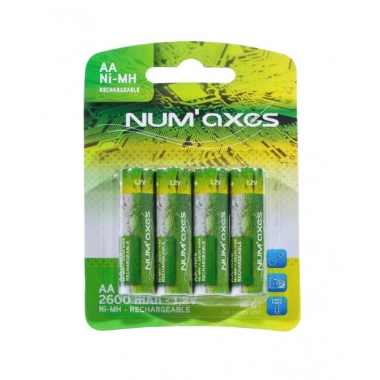 NUM'AXES PILES RECHARGEABLES