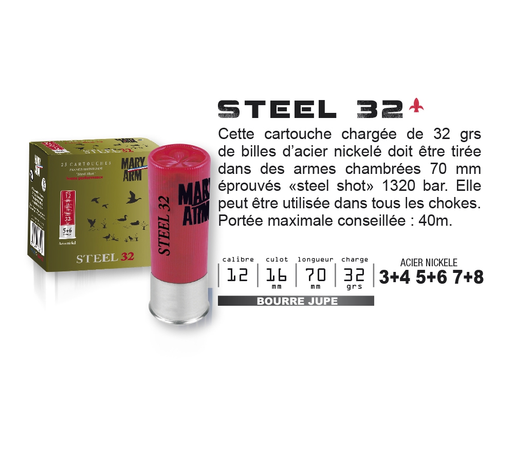 MARY ARM STEEL 32 CAL12