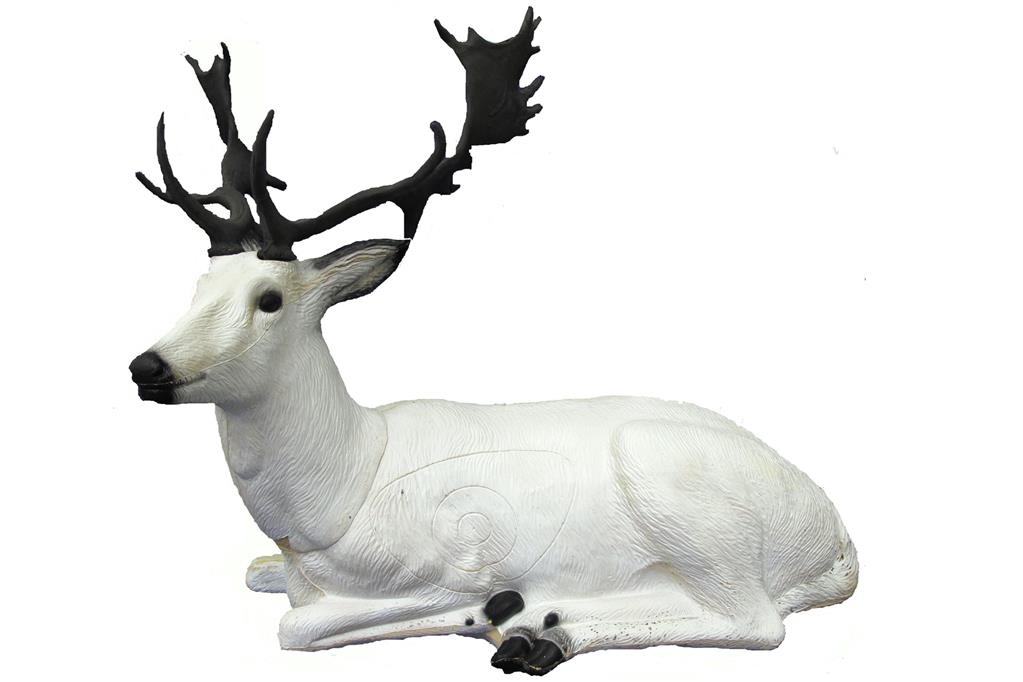 SRT CIBLE 3D CERF BLANC