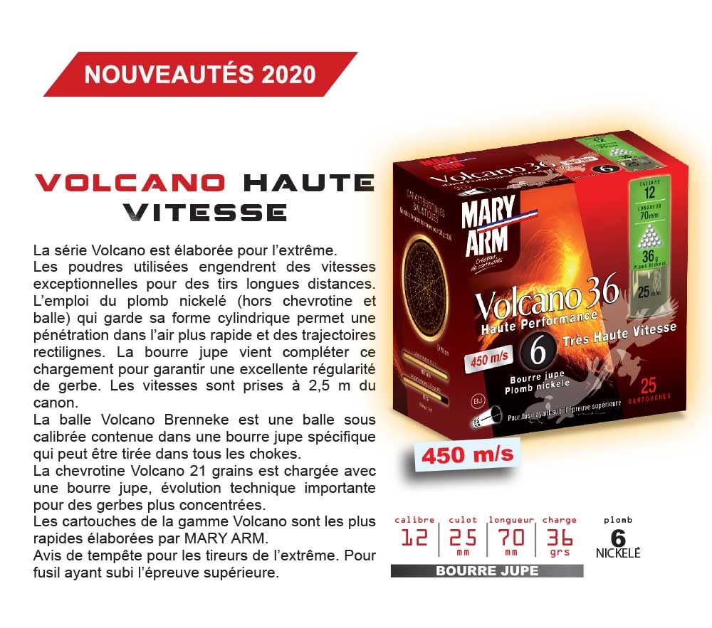 MARY ARM VOLCANO CAL 12 BJ 36G