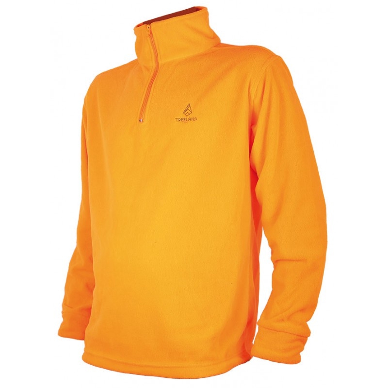 SOMLYS SWEAT POLAIRE ORANGE