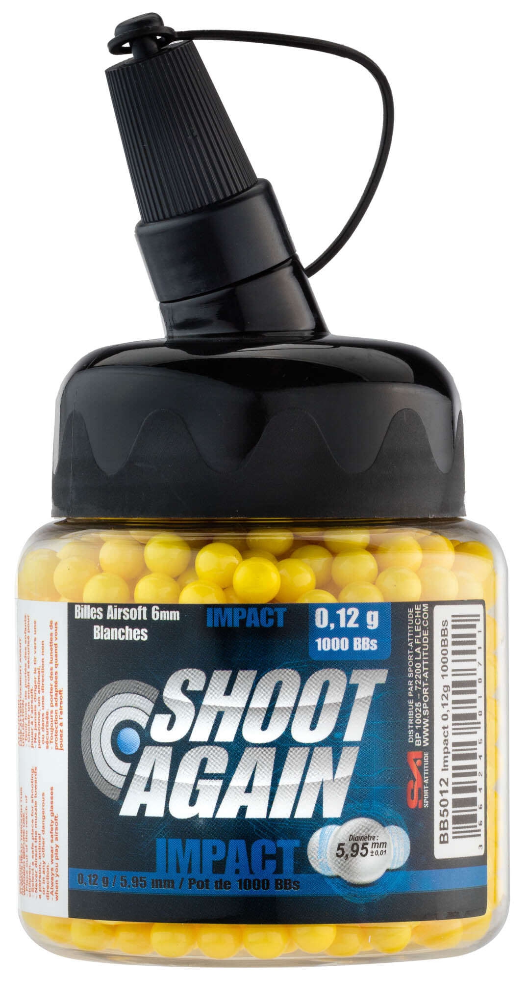 BIBERON 100 BILLES 6MM JAUNE
