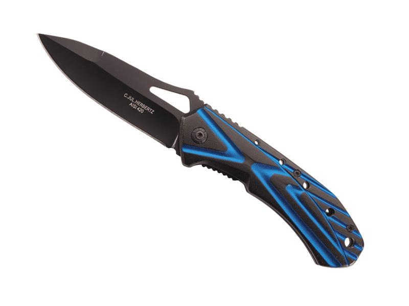 Couteau Herbertz noir/bleu