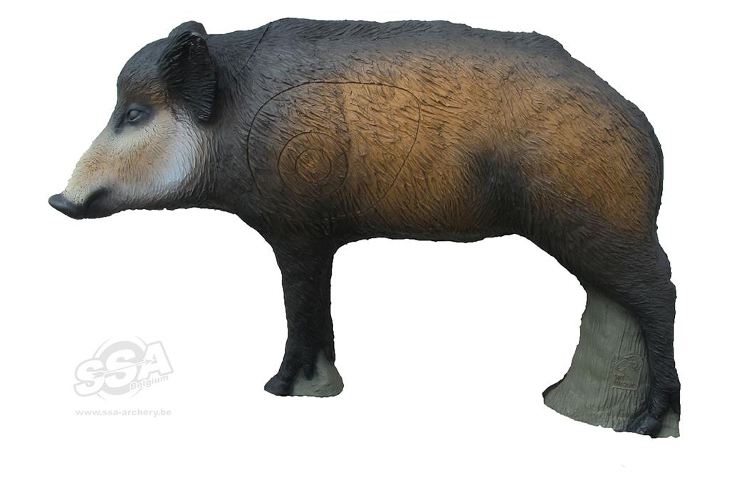 SRT CIBLE 3D SANGLIER ROUGE G3