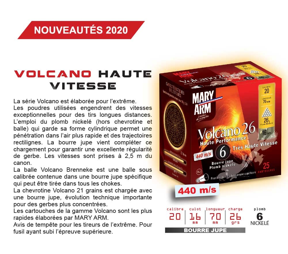 MARY ARM VOLCANO CAL 20 BJ 26G