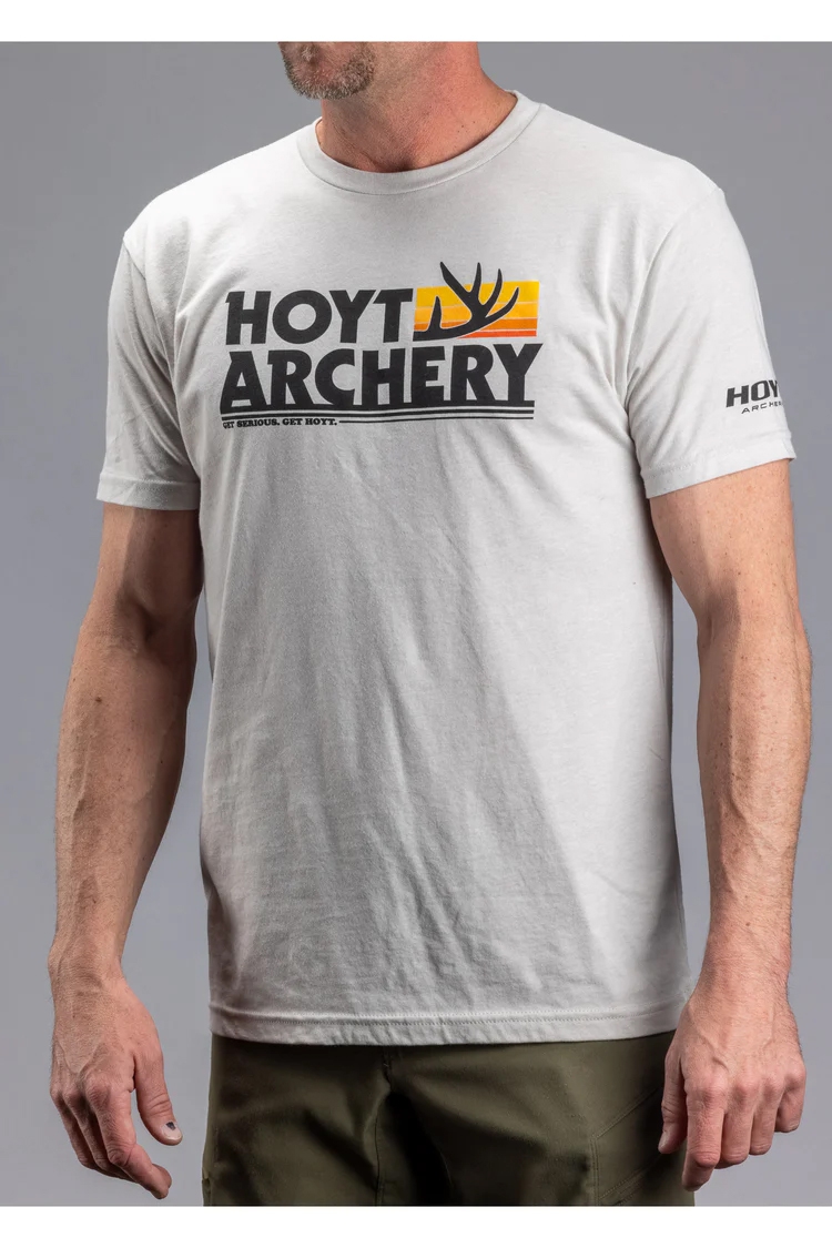 T SHIRT HOYT RETRO WHITETAIL