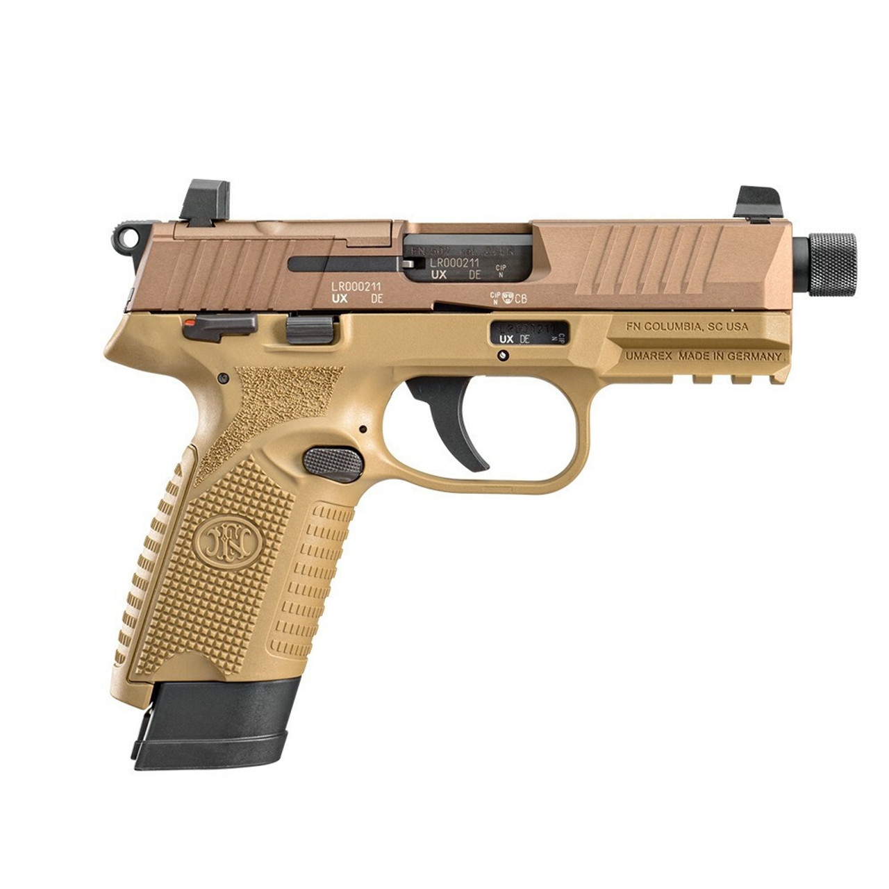 FN PISTOLET 502 FDE 22LR