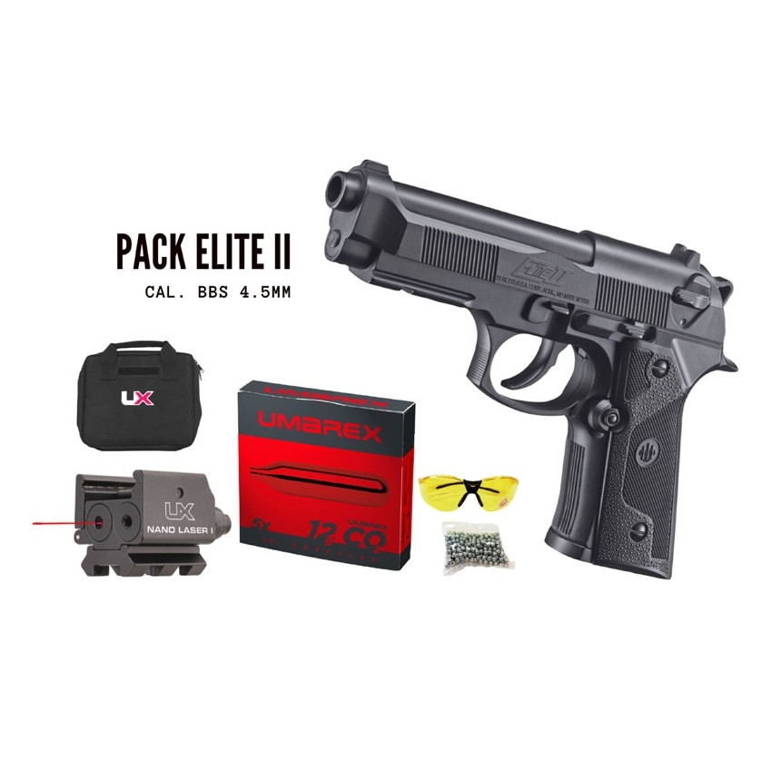 BERETTA PACK PISTOLET ELITE BB