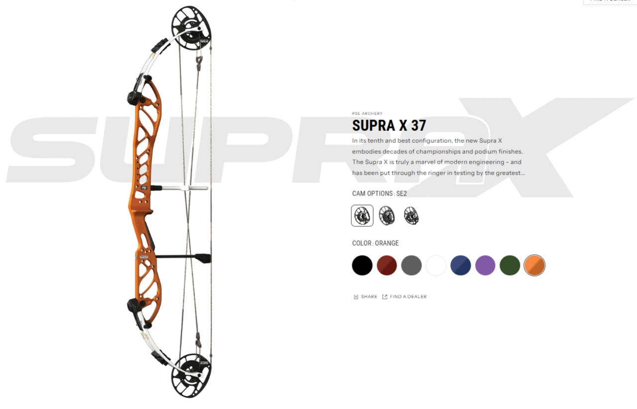 PSE SUPRA X 37 SE2 26.5-32
