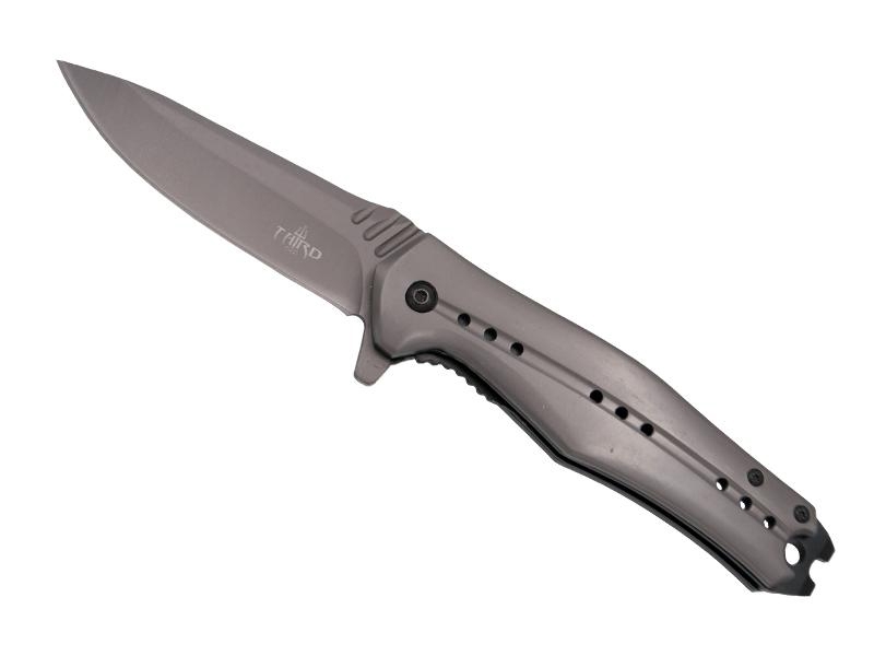 THIRD COUTEAU FLIPPER INOX MAT