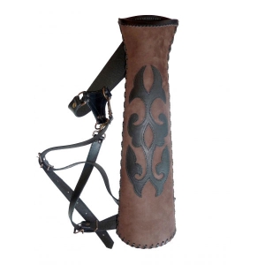 ATTILA CARQUOIS DORSAL CUIR