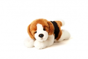 PELUCHE BEAGLE COUCHE 23CM