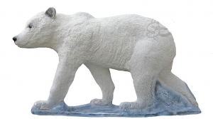 SRT CIBLE 3D BEAR CUB BLANC G3