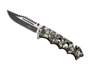 THIRD 11.5CM TETE DE MORT INOX